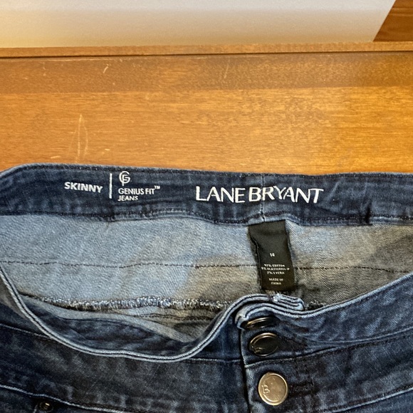 Lane Bryant Skinny genius, fit jeans size 14 button fly - Picture 6 of 11